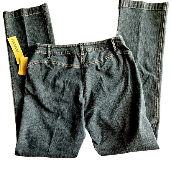 DKNY Y2K Low Rise Wide Leg Dark Wash Jeans Women’s Size 6 Vintage Retro Denim - Picture 2 of 6